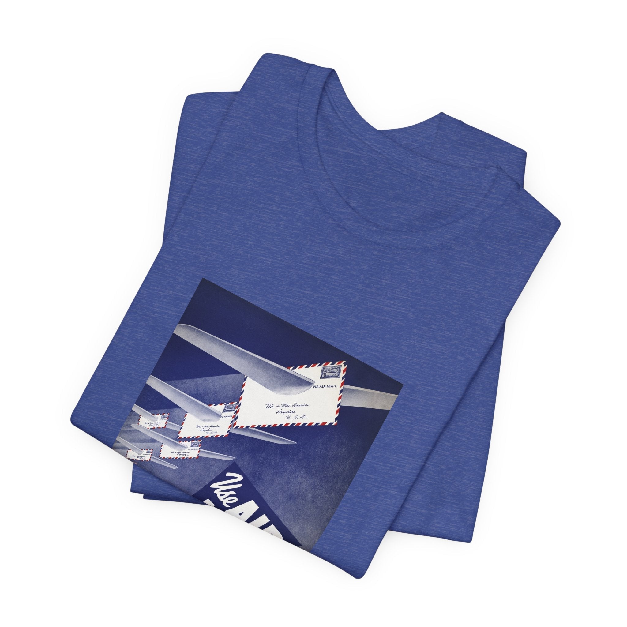 POP Culture Classics Use Airmail Unisex Jersey Short Sleeve T-Shirt - POPvault