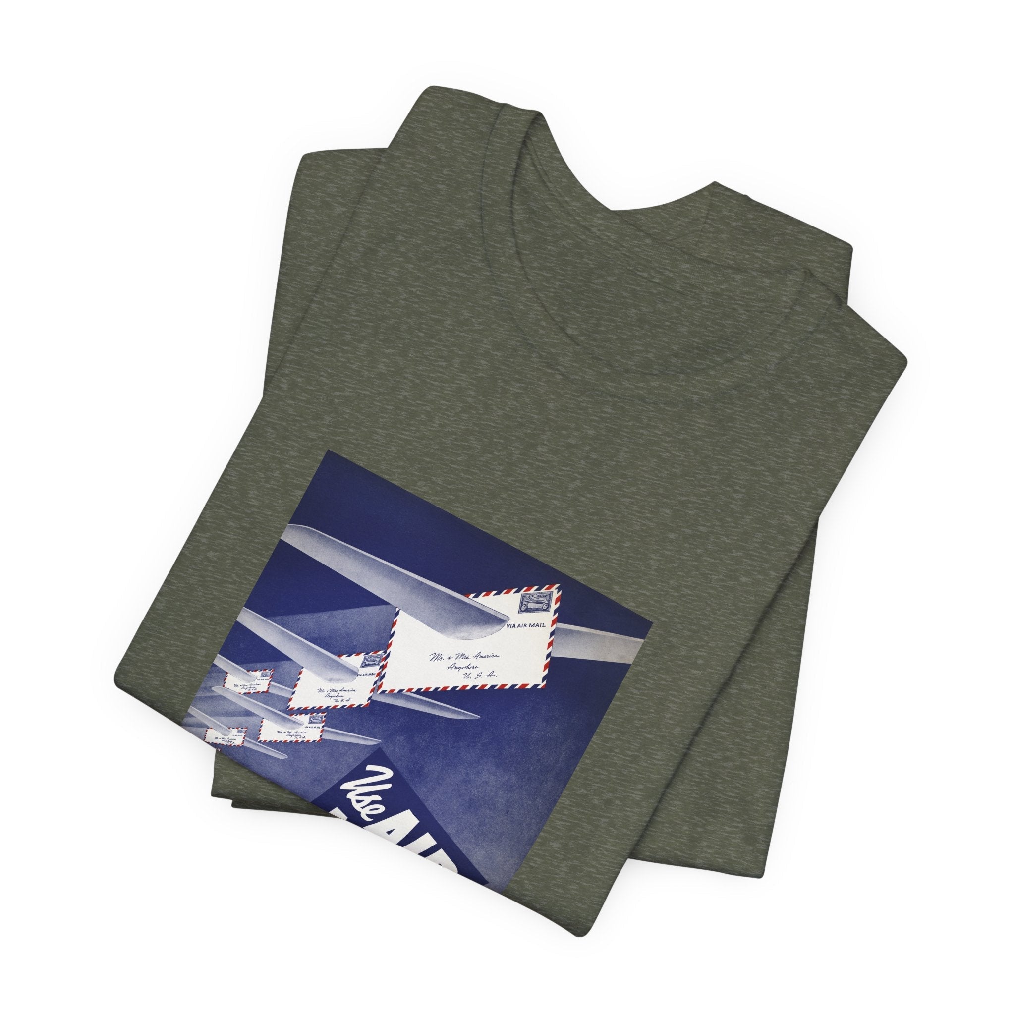 POP Culture Classics Use Airmail Unisex Jersey Short Sleeve T-Shirt - POPvault
