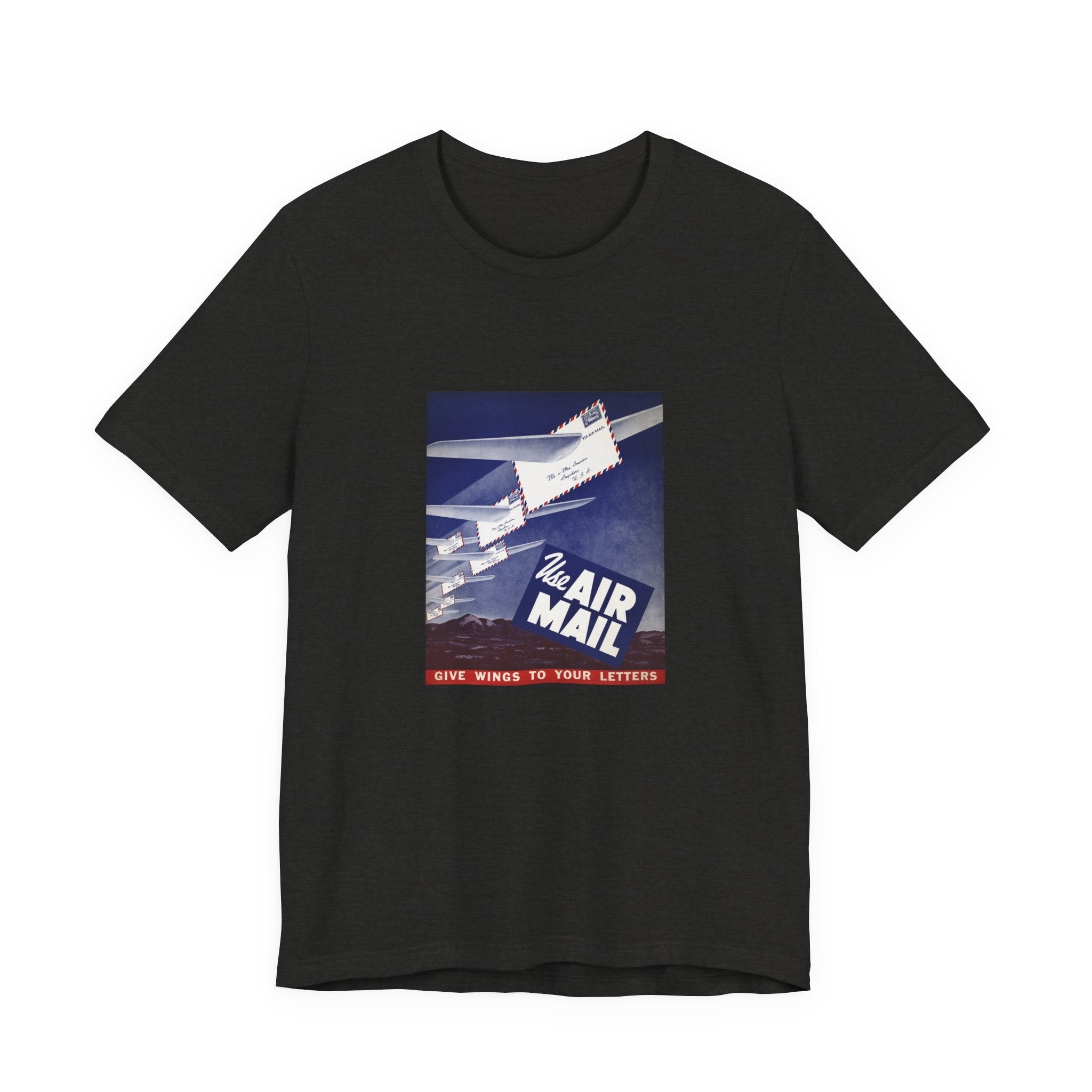 POP Culture Classics Use Airmail Unisex Jersey Short Sleeve T-Shirt - POPvault
