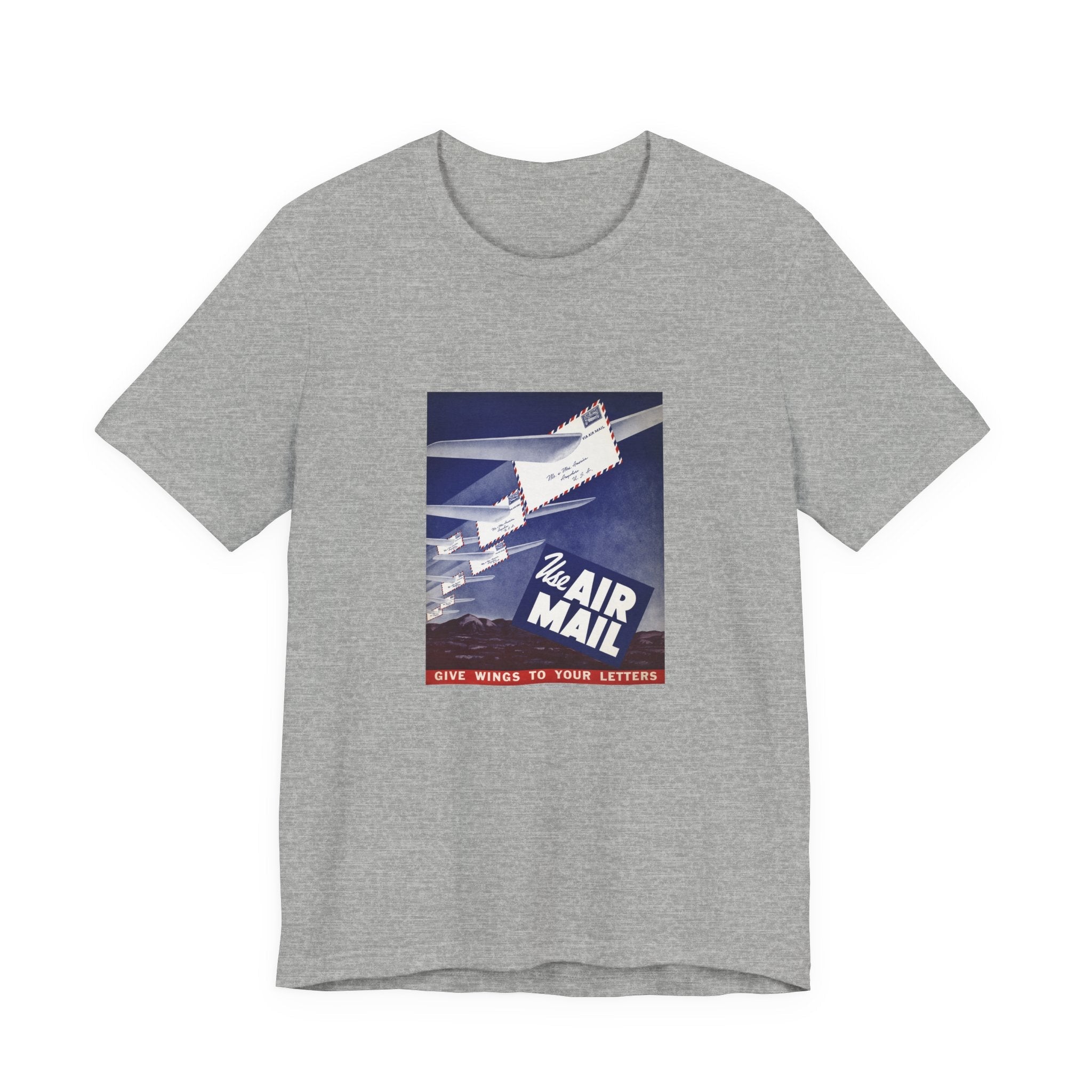 POP Culture Classics Use Airmail Unisex Jersey Short Sleeve T-Shirt - POPvault