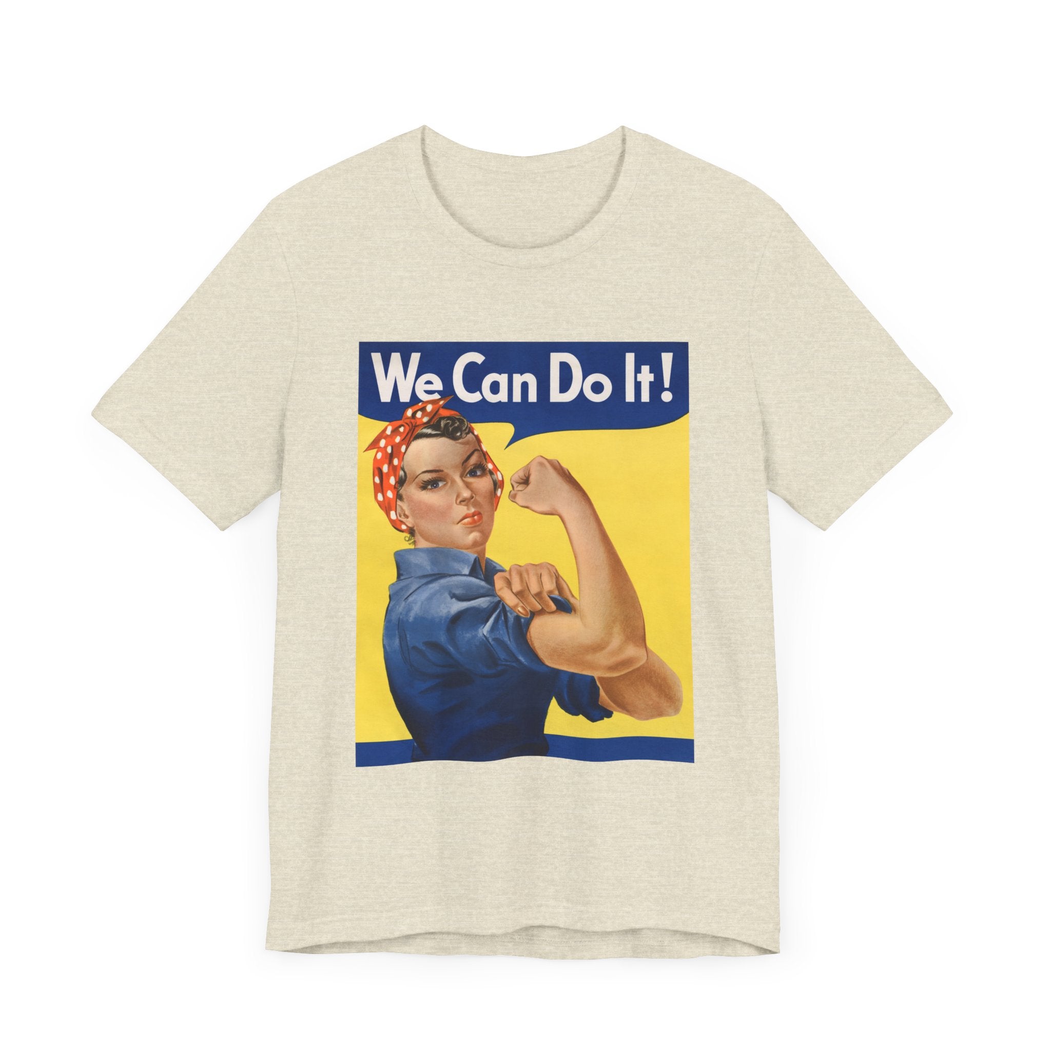 POP Culture Classics We Can Do It Color Unisex Jersey Short Sleeve T-Shirt - POPvault