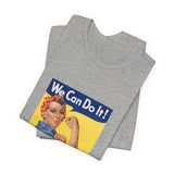 POP Culture Classics We Can Do It Color Unisex Jersey Short Sleeve T-Shirt - POPvault