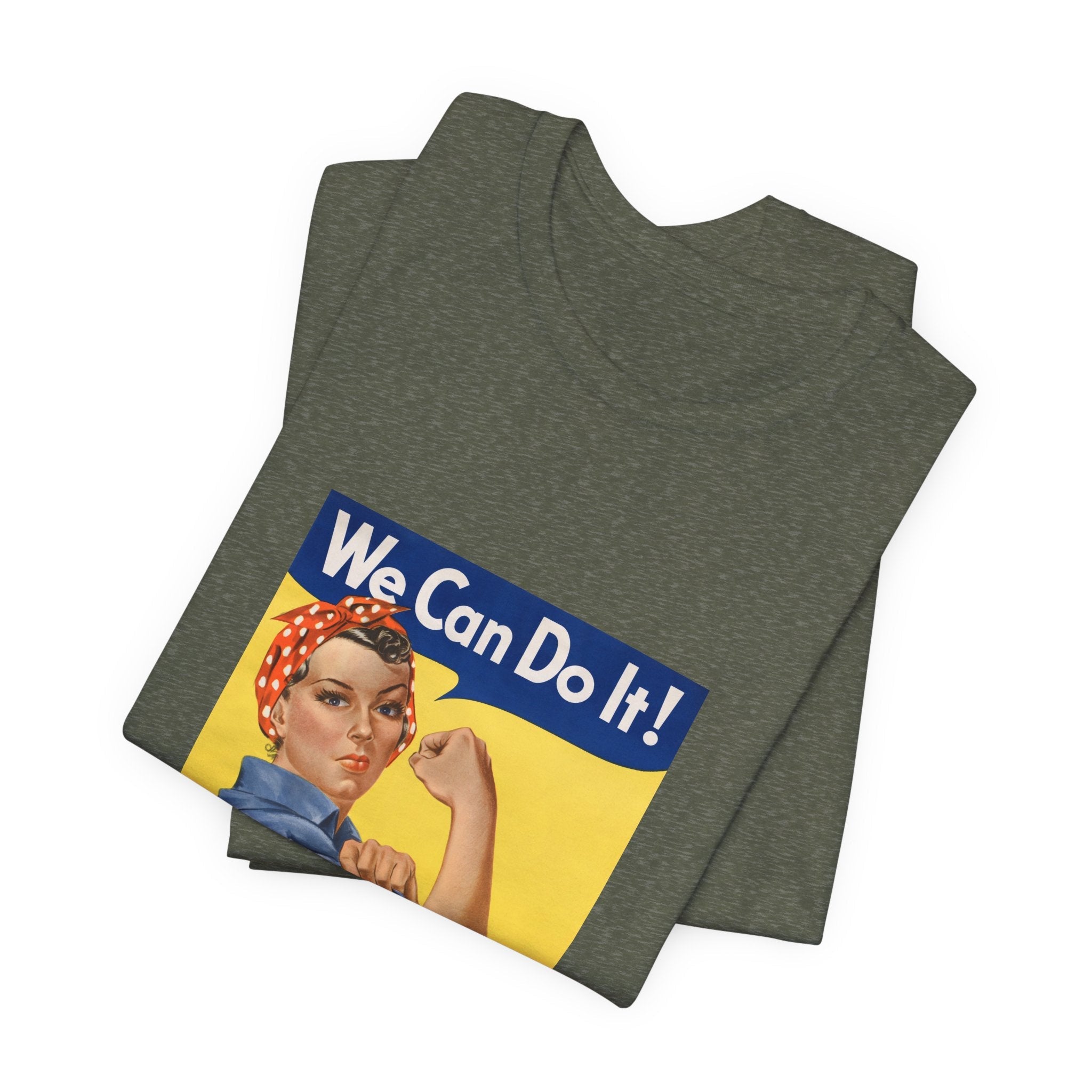 POP Culture Classics We Can Do It Color Unisex Jersey Short Sleeve T-Shirt - POPvault