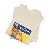 POP Culture Classics We Can Do It Color Unisex Jersey Short Sleeve T-Shirt - POPvault