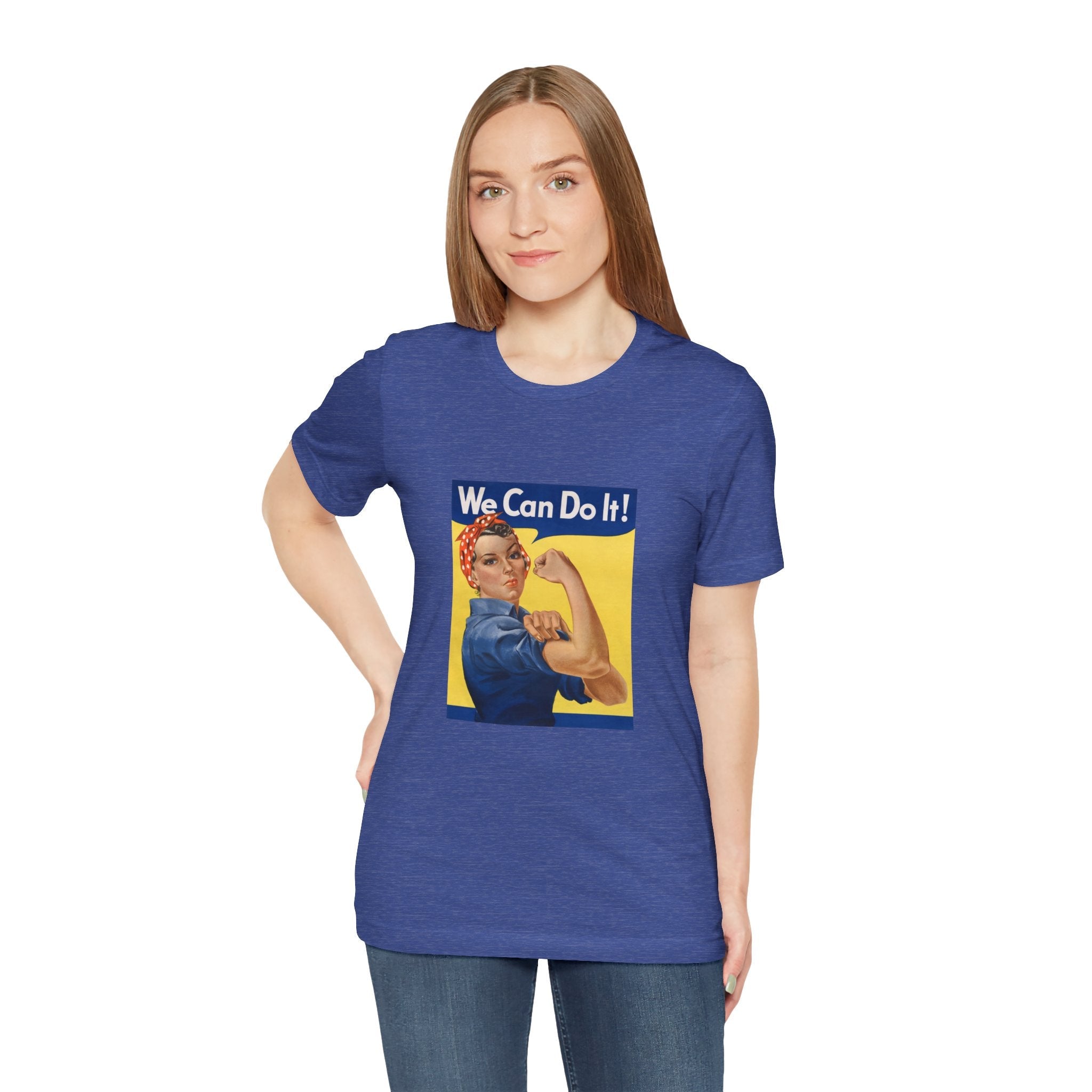 POP Culture Classics We Can Do It Color Unisex Jersey Short Sleeve T-Shirt - POPvault