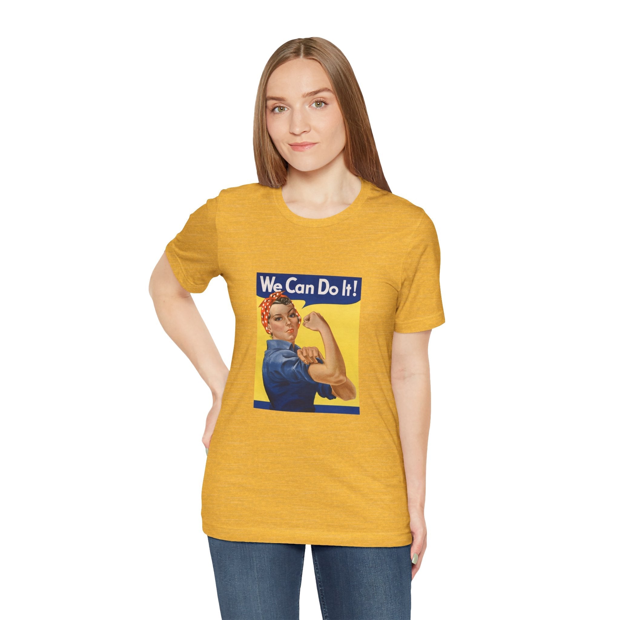 POP Culture Classics We Can Do It Color Unisex Jersey Short Sleeve T-Shirt - POPvault