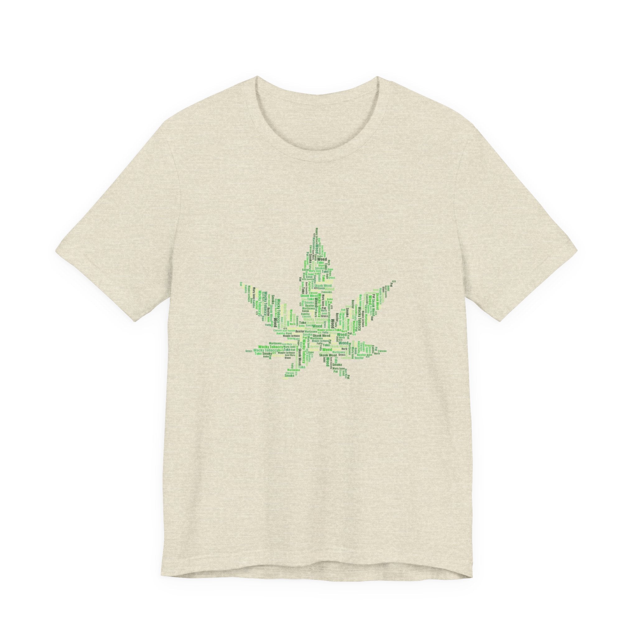 POP Culture Classics Weed Words Unisex Jersey Short Sleeve T-Shirt - POPvault
