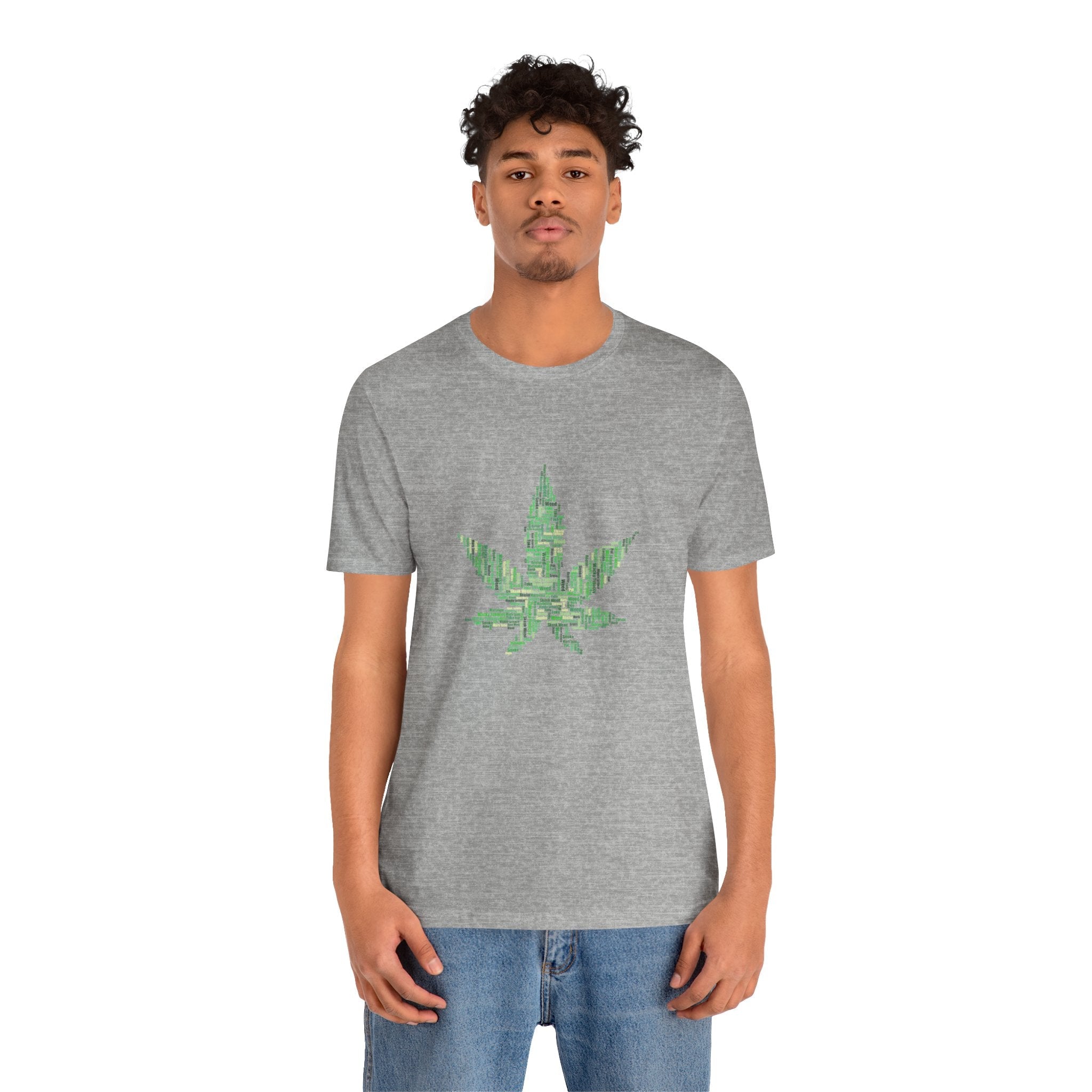 POP Culture Classics Weed Words Unisex Jersey Short Sleeve T-Shirt - POPvault