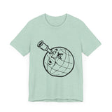 POP Culture Classics World View Unisex Jersey Short Sleeve T-Shirt - POPvault