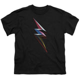 Power Rangers Movie Bolt Kids Youth T Shirt Black Officially Licensed - POPvault