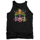 Power Rangers Rangers Unite Mens Tank Top Shirt Black Officially Licensed - POPvault