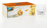 Premium Double Rocks Whiskey Glasses - Set of 6 Cocktail Glasses - 12oz - POPvault