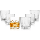 Premium Double Rocks Whiskey Glasses - Set of 6 Cocktail Glasses - 12oz - POPvault