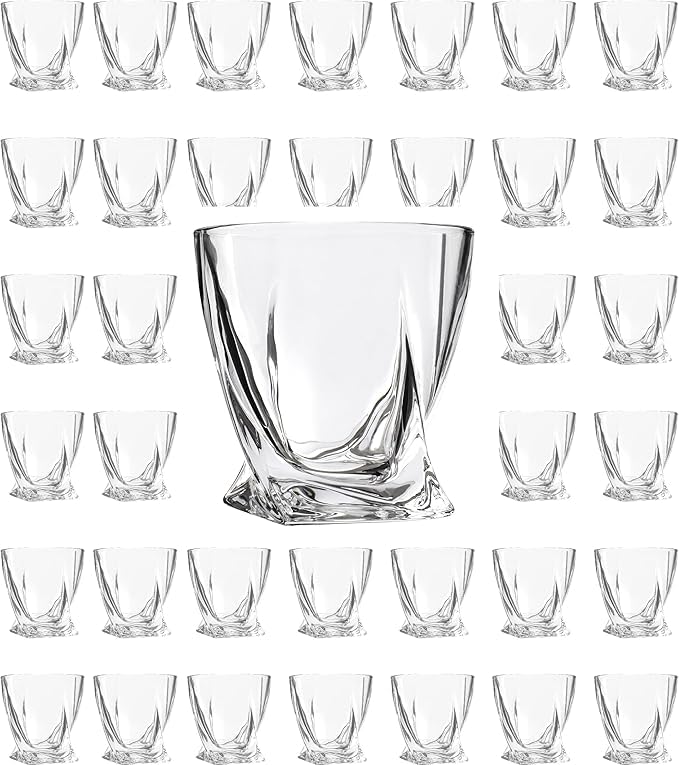 Premium Twisted Whiskey Glasses (10oz) - POPvault