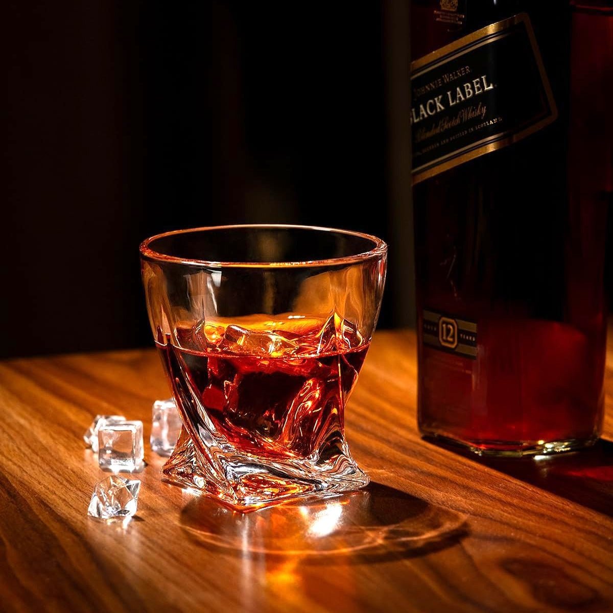 Premium Twisted Whiskey Glasses (10oz) - POPvault