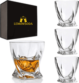 Premium Twisted Whiskey Glasses (10oz) - POPvault