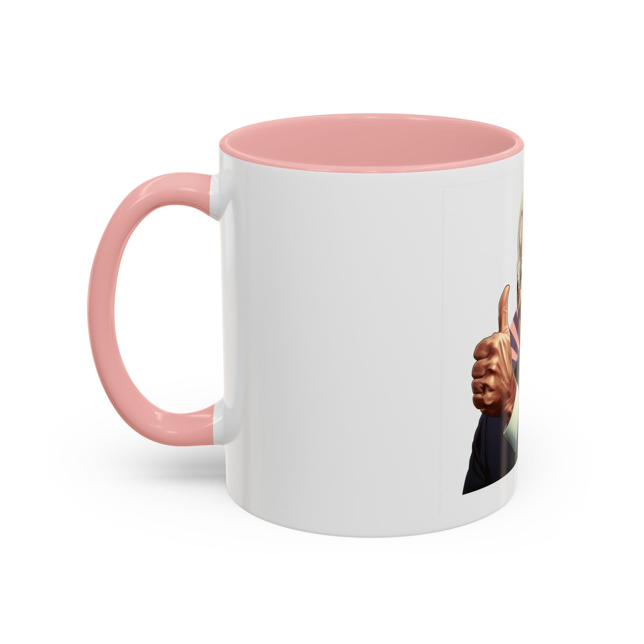 President Joe Biden Thumbs Up Color Accent Coffee Mug (11, 15oz) - POPvault