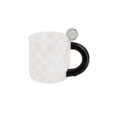 Retro Checkered Glass Dot Mug - POPvault