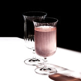 Rims Orient - Coupe Gin Sour/Long Island Ribbed Cocktail Glasses - (Deco)(11.5oz / 340mL) - POPvault