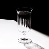 Rims Orient - Coupe Gin Sour/Long Island Ribbed Cocktail Glasses - (Deco)(11.5oz / 340mL) - POPvault