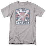 Rocky Balboa Creed Fight Poster Mens T Shirt Athletic Heather Officially Licensed - POPvault