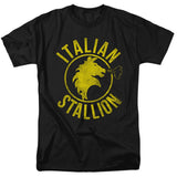 Rocky Italian Stallion Horse Mens T Shirt Black Officially Licensed - POPvault