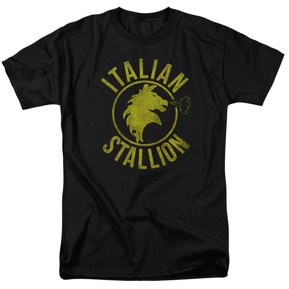 Rocky Italian Stallion Horse Mens T Shirt Black Officially Licensed - POPvault