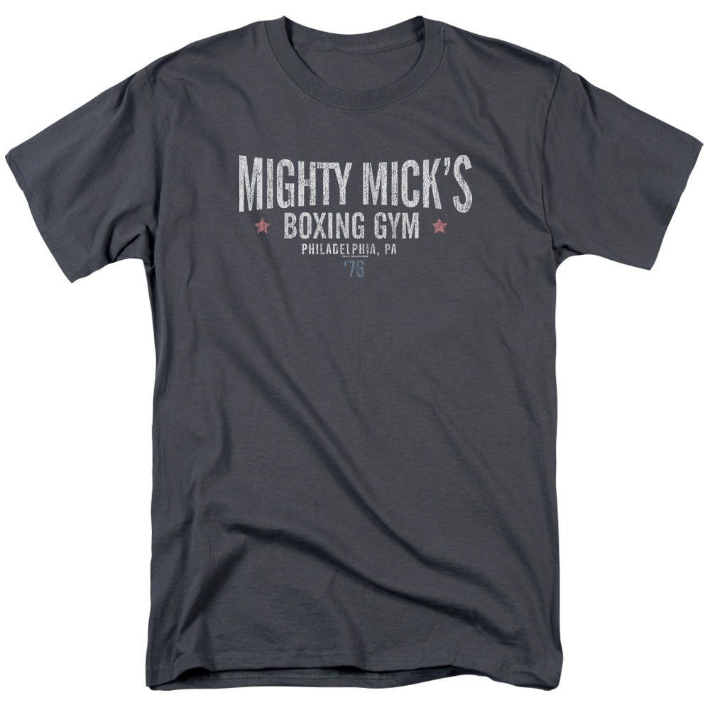 Rocky Mighty Micks Boxing Gym Mens T Shirt Charcoal Officially Licensed - POPvault