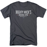 Rocky Mighty Micks Boxing Gym Mens T Shirt Charcoal Officially Licensed - POPvault