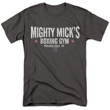 Rocky Mighty Micks Boxing Gym Mens T Shirt Charcoal Officially Licensed - POPvault