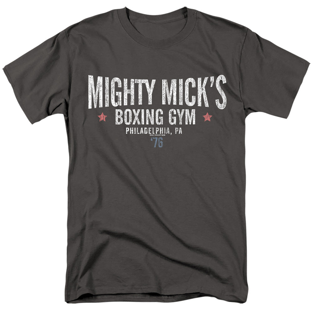 Rocky Mighty Micks Boxing Gym Mens T Shirt Charcoal Officially Licensed - POPvault