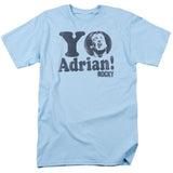 Rocky Yo Adrian Mens T Shirt Light Blue Officially Licensed - POPvault