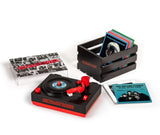 Rolling Stones RSD3 Turntable with Crate and Six 3-Inch Singles-POPvault