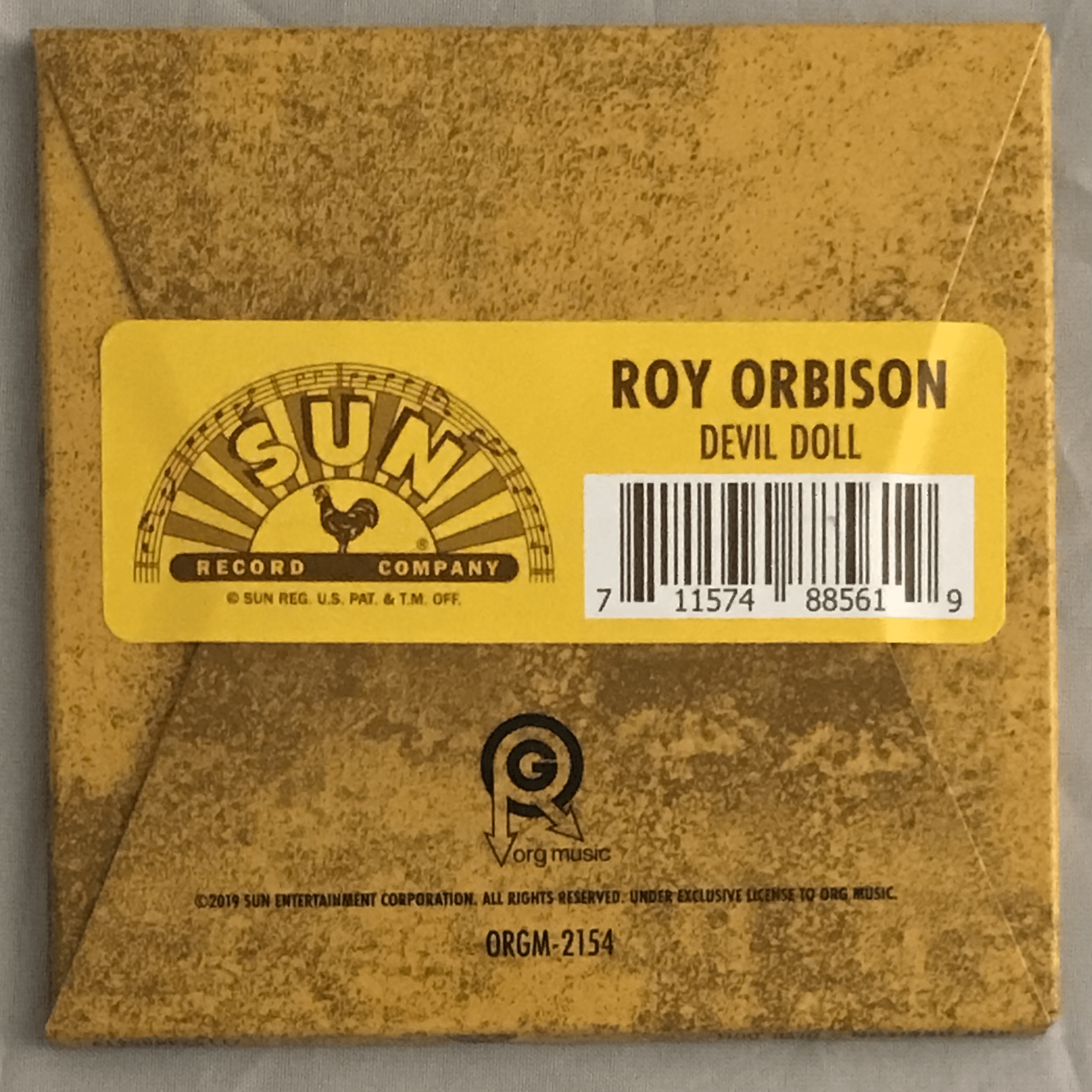 Roy Orbison - Devil Doll Sun Records 3-inch Vinyl Single-POPvault