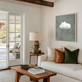 Sage Green Cloud Wall Art - POPvault