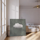 Sage Green Cloud Wall Art - POPvault
