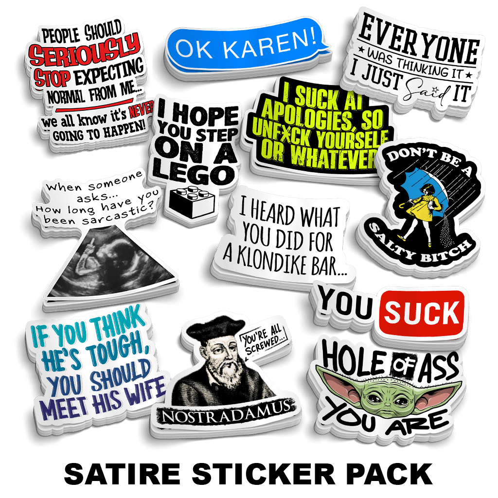 Satire Sticker Pack - POPvault