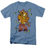 Scooby Doo Being Watched Mens T Shirt Charcoal Officially Licensed - POPvault