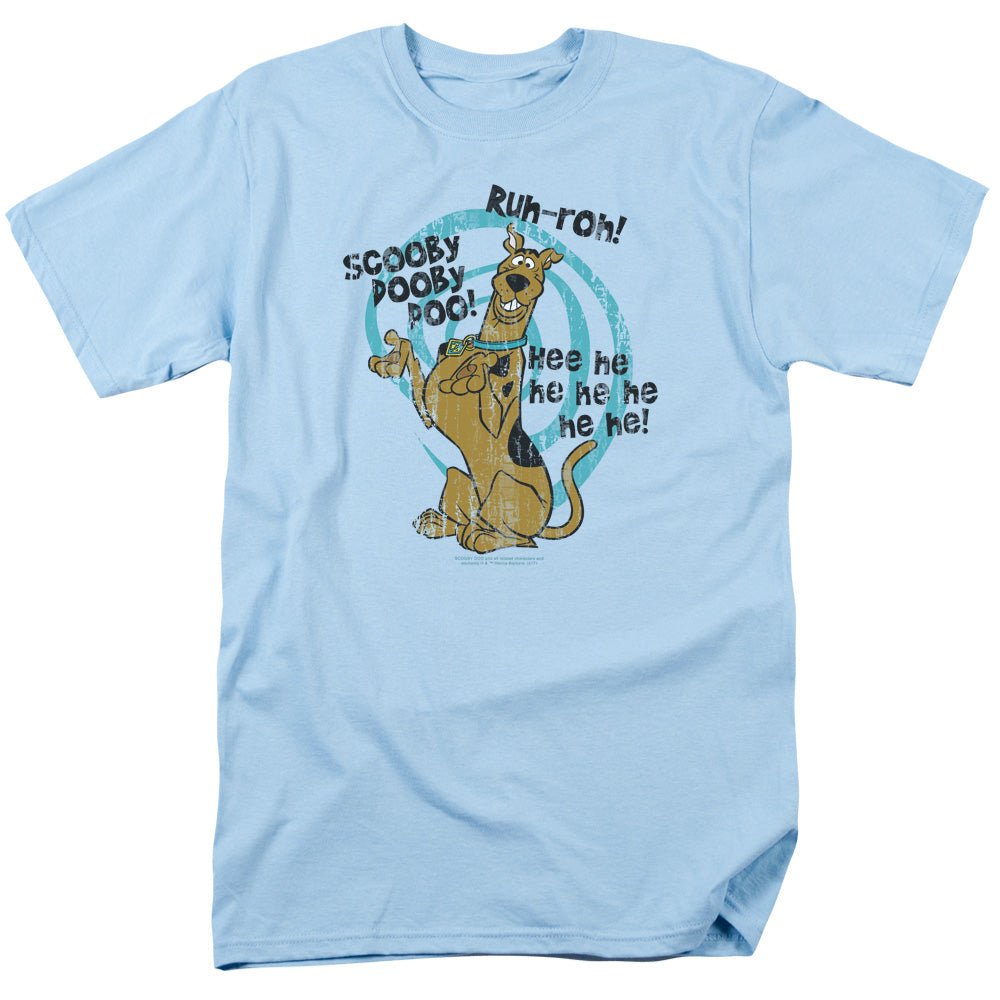 Scooby Doo Quoted Mens T Shirt Light Blue Officially Licensed - POPvault