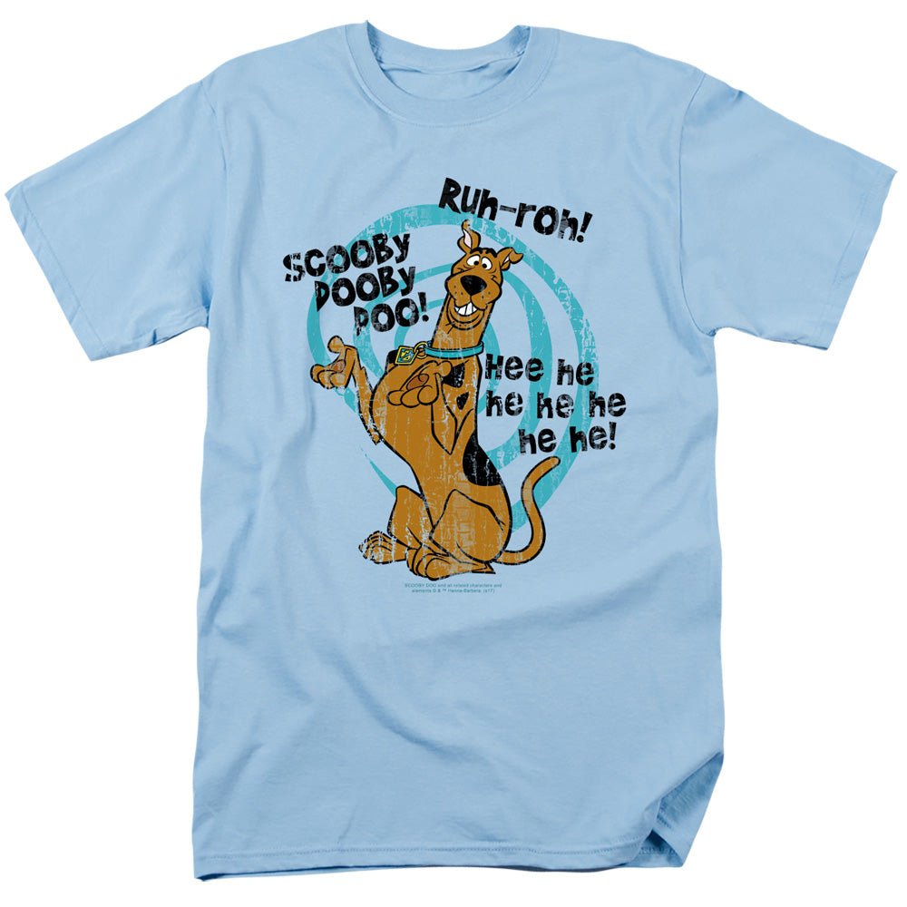 Scooby Doo Quoted Mens T Shirt Light Blue Officially Licensed - POPvault