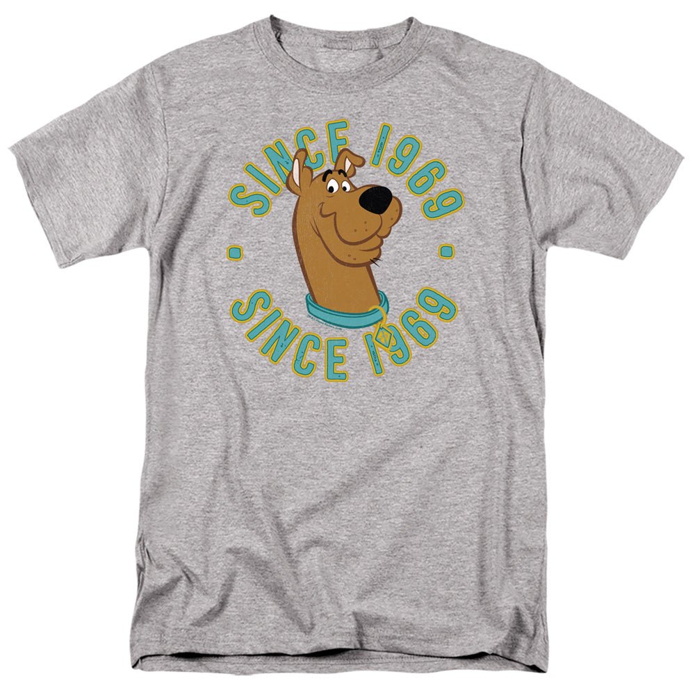 Scooby Doo Scooby 1969 Mens T Shirt Athletic Heather Officially Licensed - POPvault