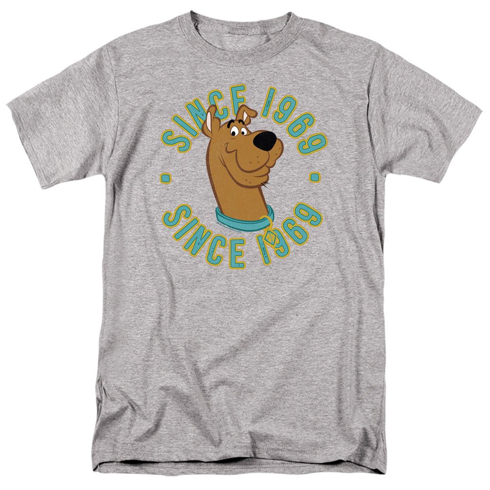 Scooby Doo Scooby 1969 Mens T Shirt Athletic Heather Officially Licensed - POPvault