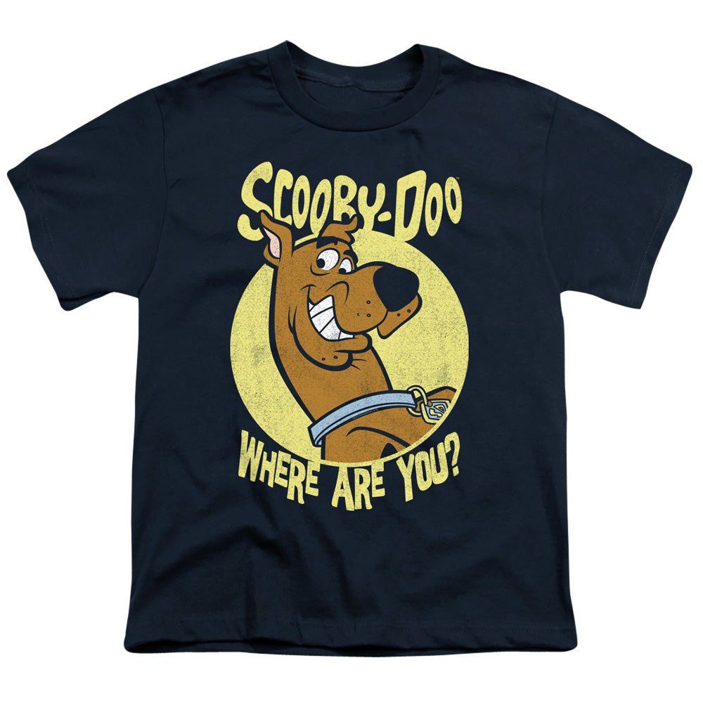 Scooby Doo Where Are You Kids Youth T Shirt Navy Blue Officially Licensed - POPvault
