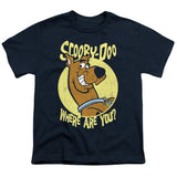 Scooby Doo Where Are You Kids Youth T Shirt Navy Blue Officially Licensed - POPvault