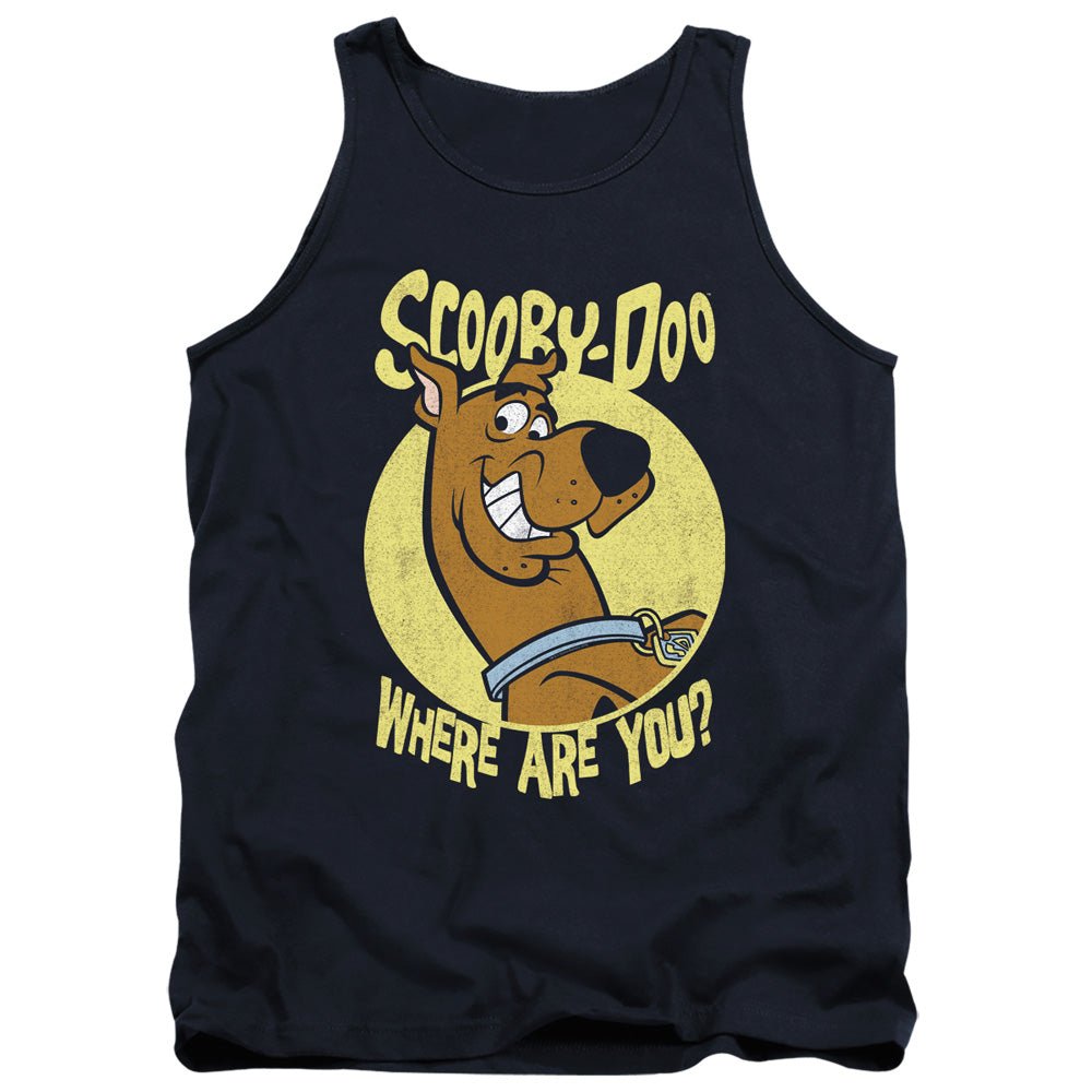 Scooby Doo Where Are You Mens Tank Top Shirt Navy Officially Licensed - POPvault