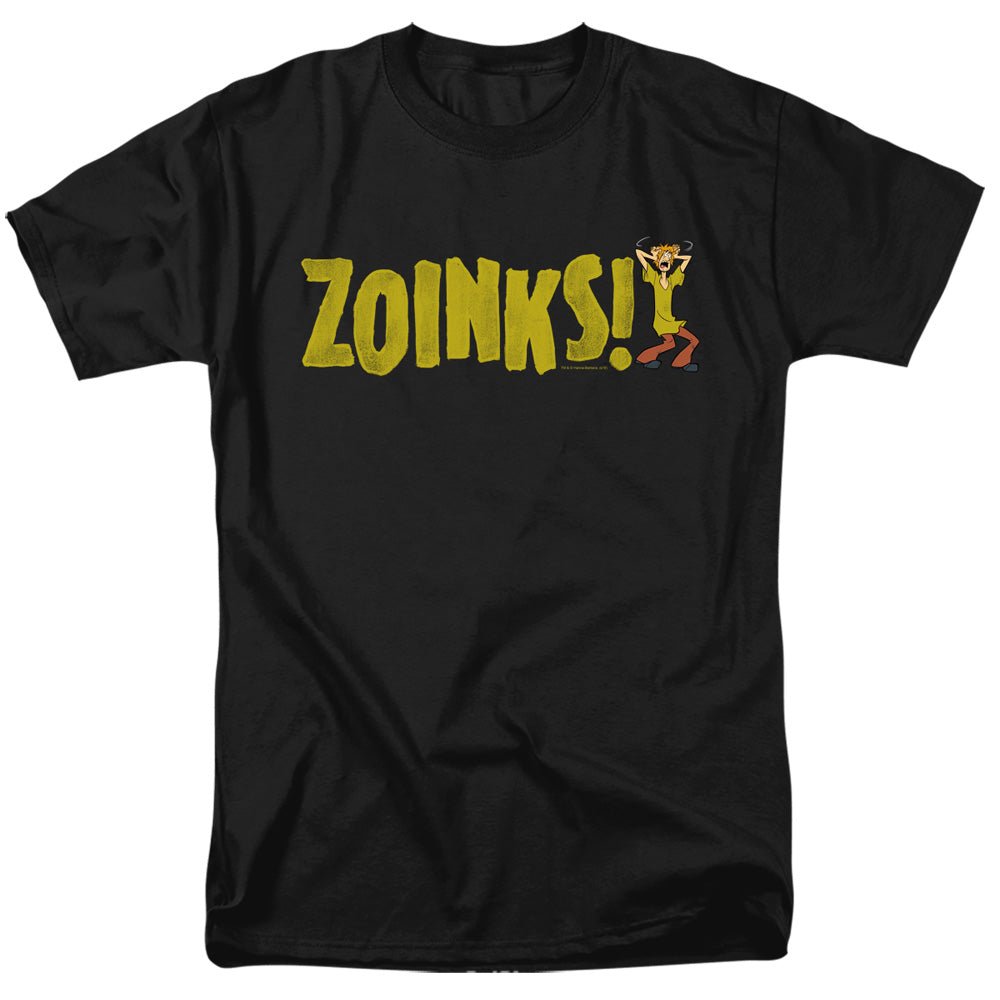 Scooby Doo Zoinks Mens T Shirt Black Officially Licensed - POPvault