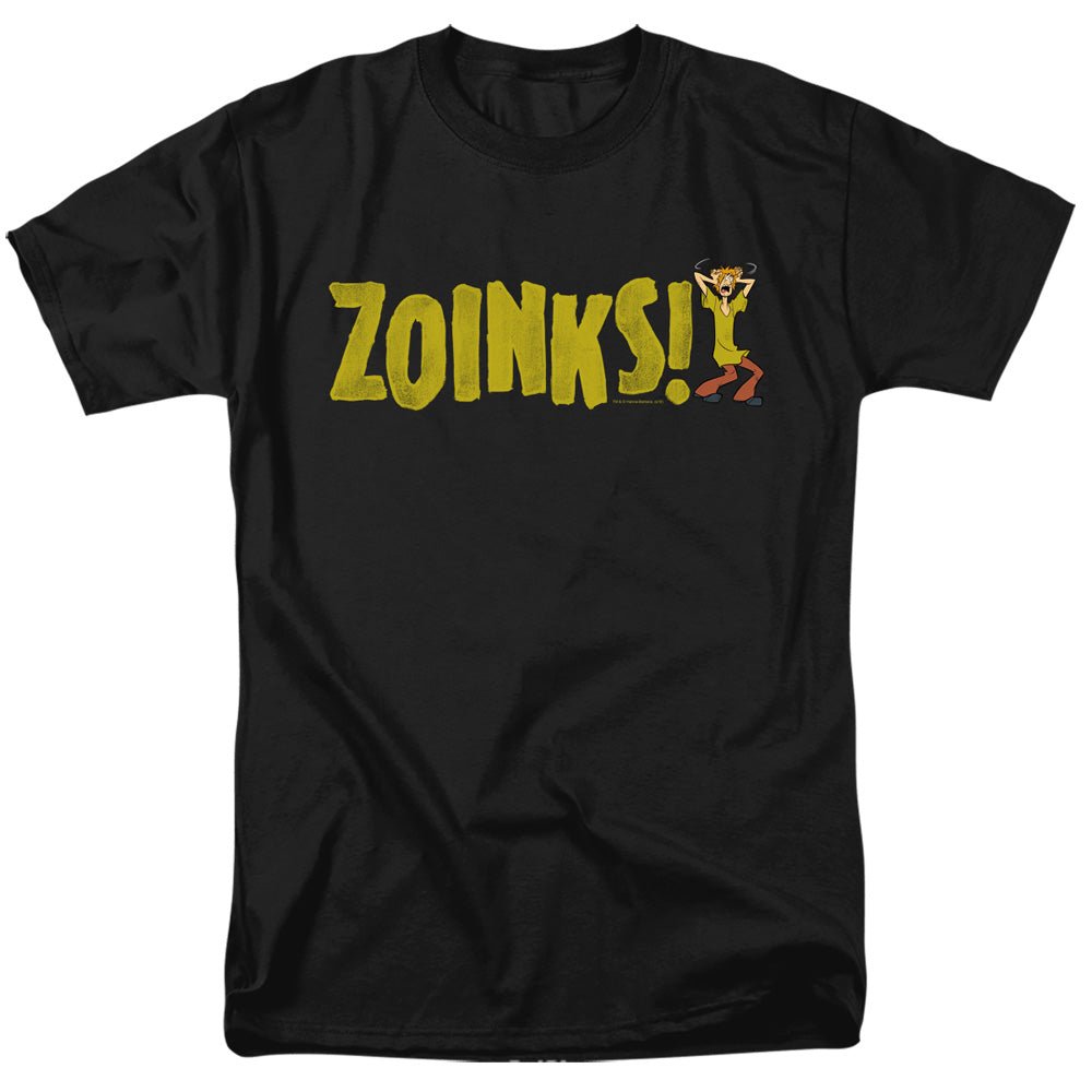 Scooby Doo Zoinks Mens T Shirt Black Officially Licensed - POPvault