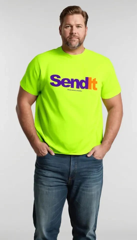 Send It - Safety Yellow T-Shirt - POPvault
