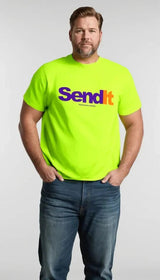 Send It - Safety Yellow T-Shirt - POPvault