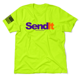 Send It - Safety Yellow T-Shirt - POPvault